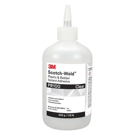 Spray Adhesive, PR100 Series, Clear, 13.44 oz, Aerosol Can