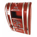 Fire Alarm Pull Station,Red,2-1/2" D