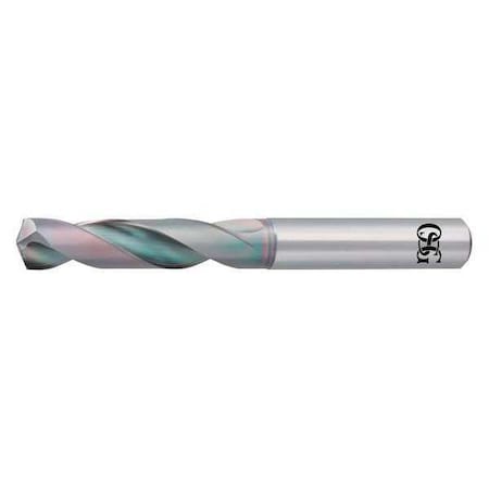 Screw Machine Drill Bit, 3/4 in Size, 140 Degrees Point Angle, Solid Carbide, EgiAs Finish