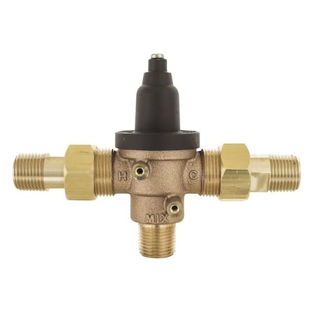 Thermostatic Mixing Valve,Brass,8 gpm