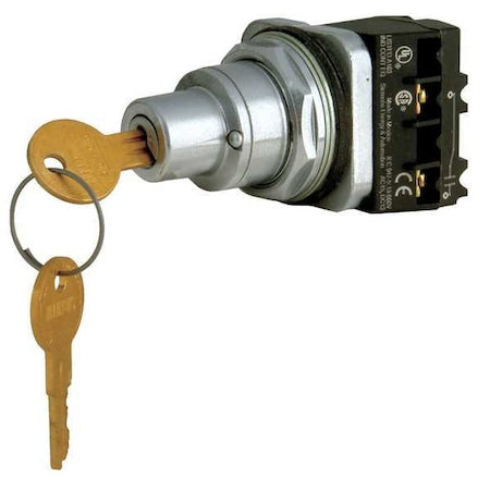 SelectorSwtch,Keyed,Non-Illum,2Pos,30mm