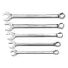 5 Piece SAE 12 Point Long Pattern Combination Wrench Set