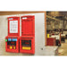 Master Lock® Lockout Station, Electrical Focus, Zenex™ Thermoplastic Padlocks, S1850E410