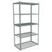 Boltless Shelving Unit,  24"D x 42"W x 84"H,  5 Shelves,  Carbon Steel