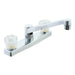 Manual,  8" Mount,  2 Hole Straight Kitchen Faucet