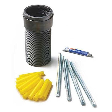 Nipple Kit, 8.25 in L, Plastic