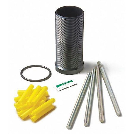 Nipple Kit, 10 in L, Plastic