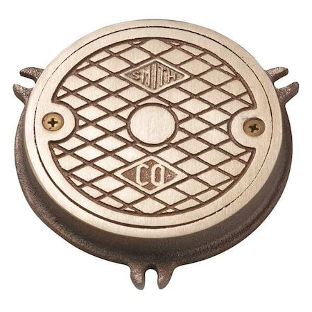 FloorCleanout,Bronze,Round,5-1/2inDia