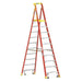 13 ft Fiberglass Podium Stepladder, 300 lb Capacity