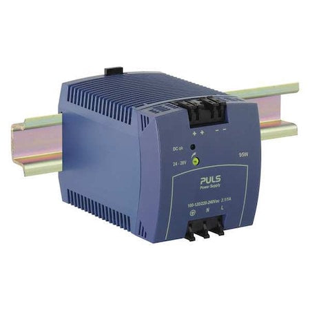 DC Power Supply, 100/120V AC; 200/240V AC, 24/28V DC, 95 W, 4 A, DIN Rail