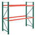 Pallet Rack Starter Unit,  Teardrop,  Roll Formed Style,  10 ft H,  126 in W,  48 in D