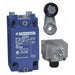 Limit Switch, Roller Lever, Rotary, 1NC/1NO, 10A at 240V AC, Actuator Location: Side