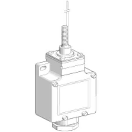 Limit Switch, Whisker, Spring Return, 1NC/1NO, 10A at 240V AC