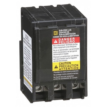Lug, 240V AC, 125A, 3 Poles
