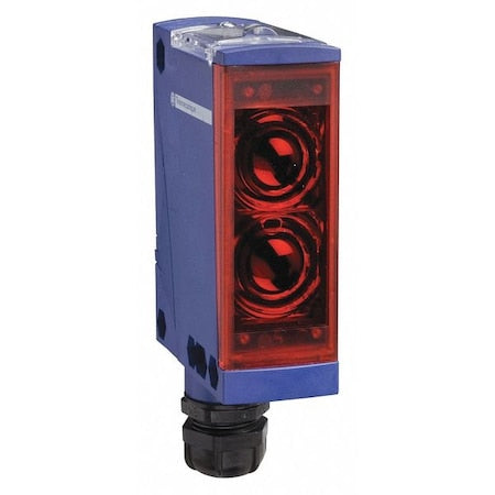 Retroreflective Photoelectric Sensor, Screw Terminal, Rectangular, 1C/O
