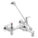 Sink, 8" Mount, Rough Chrome Plated 3 Hole