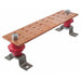Busbar,Copper,Grounding Bar L 16in