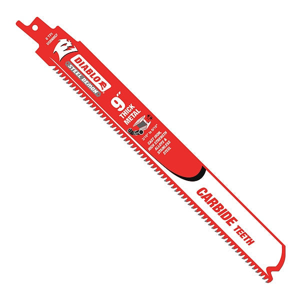 9 L x 10 TPI Metal Cutting Bi-metal Reciprocating Saw Blade