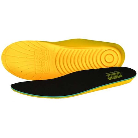 Anti-Fatigue Molded Insole, Unisex, Men's 3-4, Women's 5-7, 1 Pair