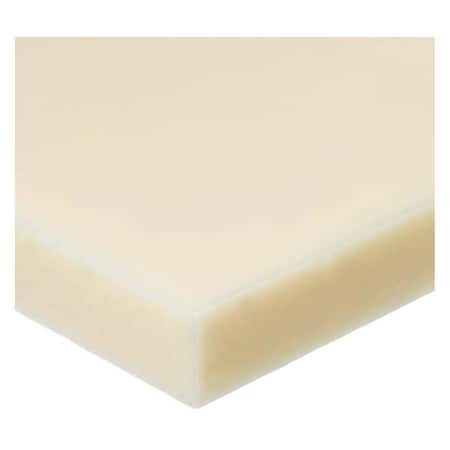 White Nylon 6/12 Nylon Sheet 48" L x 24" W x 1/8" Thick