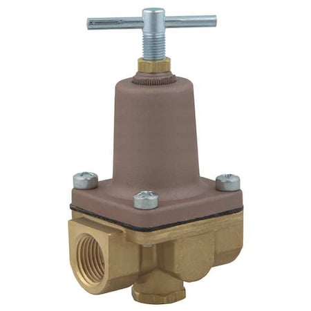 Pressure Regulator,1/2 In,1 to 25 psi