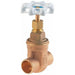 Gate Valve,1-1/2 In.,Solder,Bronze