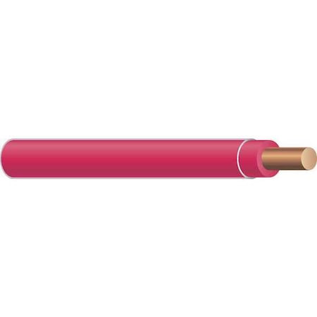 THHN Building Wire, Copper, 14 AWG, 1C, Red, Solid, 2500 ft