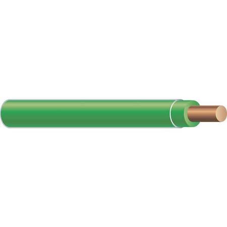 THHN Building Wire, Copper, 12 AWG, 1C, Green, Solid, 500 ft