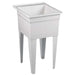 Laundry Tub 20 1/8 in x 17 3/4 in, 1, 2, Floor, Fiberglass Reinforced Polyester Resin