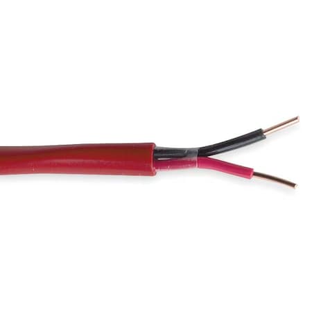Data Cable,Riser,2 Wire,Red,1000ft