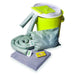 Spill Kit, 17 gal Volume Absorbed per Kit, 20 gal Capacity, Lab Pack, Yellow