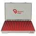 Pin Gage Set, Minus, 1.31-4.99mm, Black