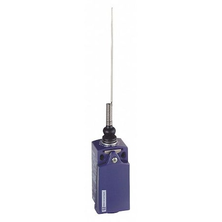 Limit Switch, Cat Whisker, Wobble Stick, 1NC/1NO, 10A at 240V AC, Actuator Location: Top