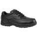 Men's Oxford Shoe, Steel Toe, Leather Upper, Rubber Outsole, Lace Up, Black, 9 M