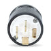 Straight Blade Plug, 15-60P, 60 A, 250V AC, 3 Pole, Screw Terminals, Grounded