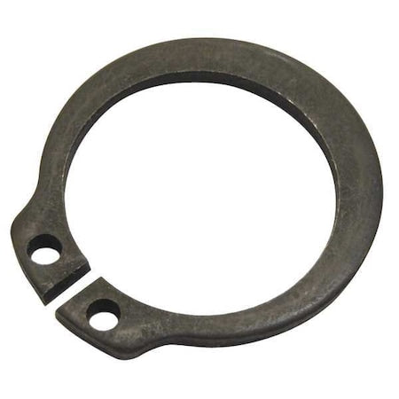 External Retaining Ring, Steel, Black Phosphate Finish, 10 PK