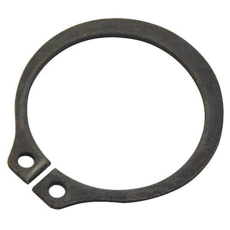 External Retaining Ring, Steel, Black Phosphate Finish, 5 PK