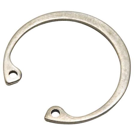 Internal Retaining Ring, Stainless Steel, Plain Finish, 1 7/8 in Bore Dia.