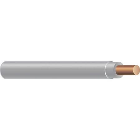THHN Building Wire, Copper, 12 AWG, 1C, Gray, Solid, 500 ft