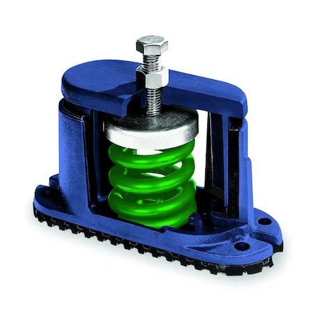 Floor-Mount Vibration Isolator,5 1/8"H