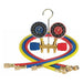 Manifold Gauge Set,3 ft Hose,2 Valves
