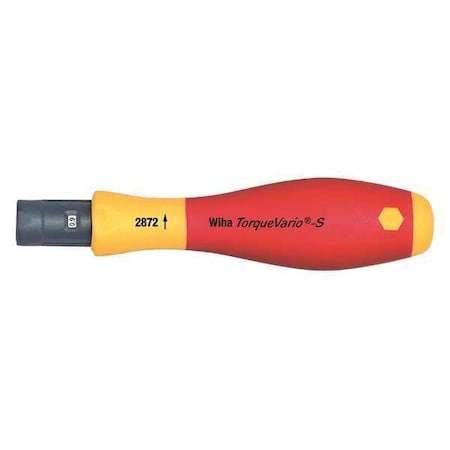 Torque Screwdriver,Adj.,Plastic Housing