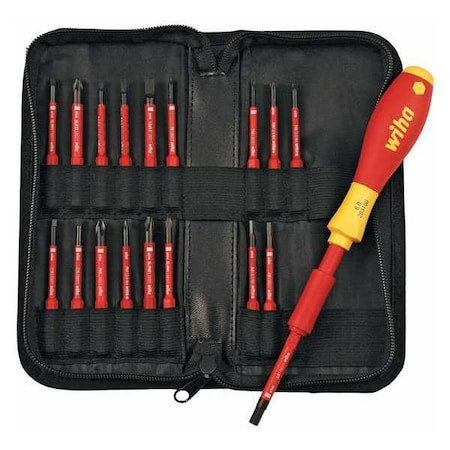 Multi-Bit Screwdriver,12 1/4 in L