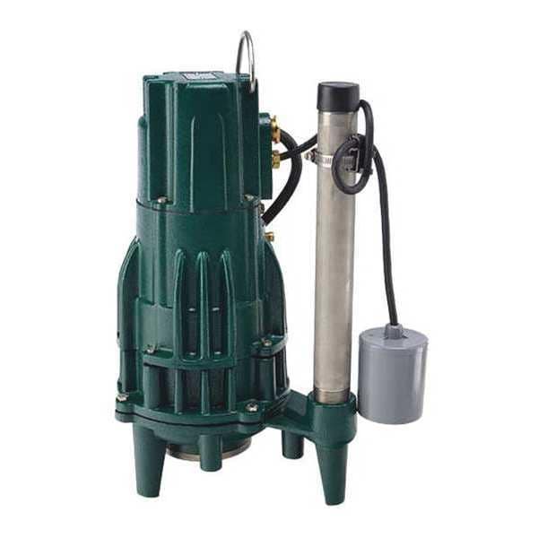 Grinder Pump, 1.5 HP, 208V, 11-5/8" Dia.