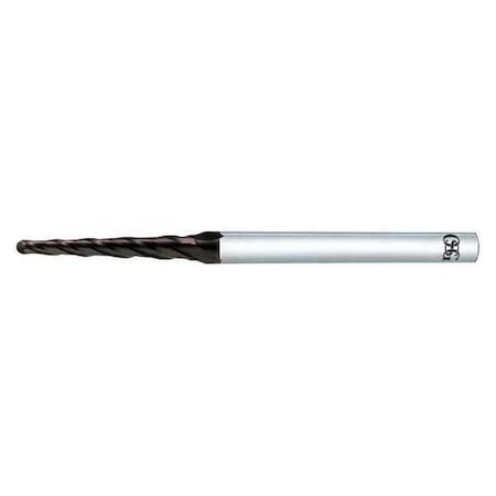 Tapered End Mill,1.82mm Large End dia.