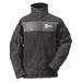 Welding Jacket, Pigskin, 2 oz, 30 in Length, Snaps Closure, 2 Pockets, Gray, L