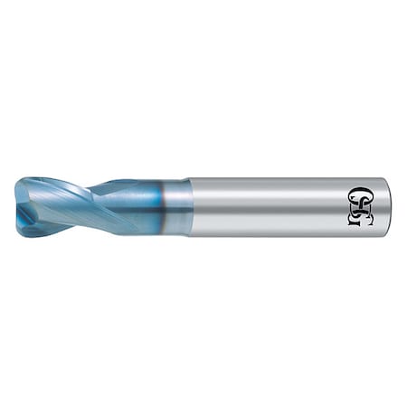 Corner Radius End Mill, 0.5 in, Carbide