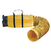Ventilation Duct,Black/Yellow,15 ft L