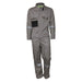 Coverall, 8.7 cal/sq cm ATPV, XL, 30 in Inseam, Flame-Retardant 100% Treated Cotton, Zipper