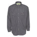 Men's Flame-Resistant Collared Shirt, 8.9 cal/sq cm, XL, Inherent Blend and Treated Cotton